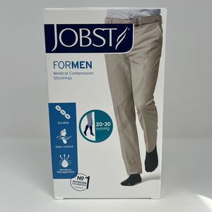Jobst For Men Compression, Knee Socks, CT  20-30 mmhg  Khaki Large 115103